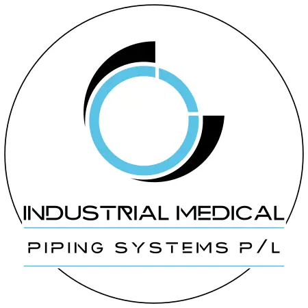 Logo of the Industrial Medical Piping Systems.